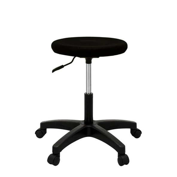 Türksit Tabure Dökme Sünger File Plastik Ayak Siyah