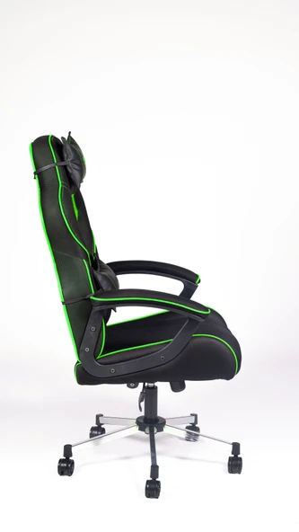 Türksit Range Yastıklı Yönetici ve Oyuncu Koltuğu F,Yeşil - Resim 2