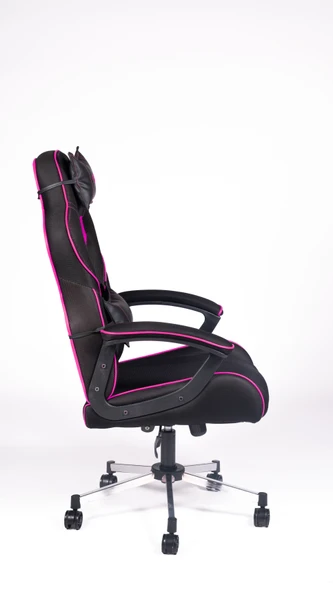 Türksit Range Yastıklı Yönetici ve Oyuncu Koltuğu Pembe