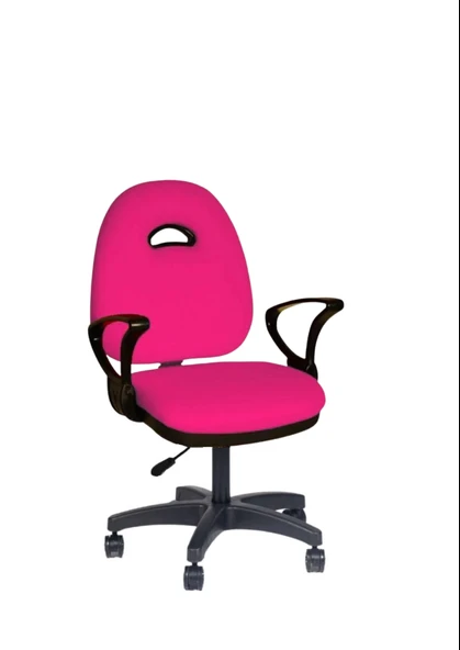 Türksit Kozmo Yönetici Çalışma Koltuğu Plastik Ayak Pembe
