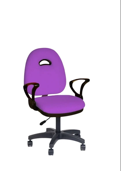 Türksit Kozmo Yönetici Çalışma Koltuğu Plastik Ayak Lila