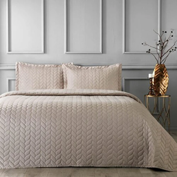 Taç Glory Camel Tek Kişilik Yatak Örtüsü Seti 180x250 Cm ürün görseli