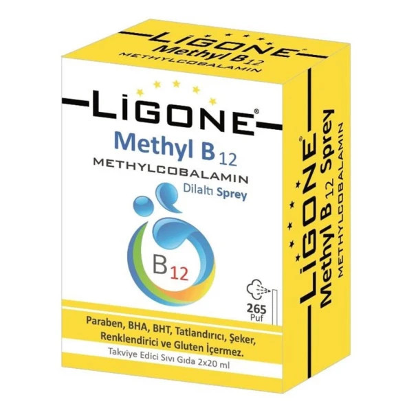 Ligone Methly B 12 Sprey 2 x 20 ml