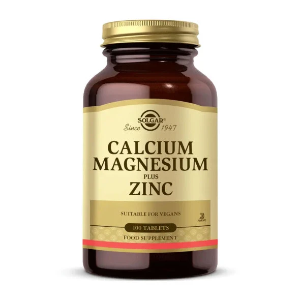 Solgar Calcıum Magnesium Plus Zinc 100 Tablet