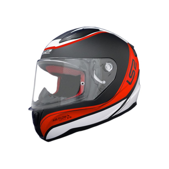 LS2 Rapid Deeper Full Face Siyah Kırmızı Motosiklet Kaskı