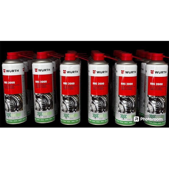 Würth Hhs 2000 Zincir Yağlama Sıvı Gres Spreyi 500 ML X6 ADET