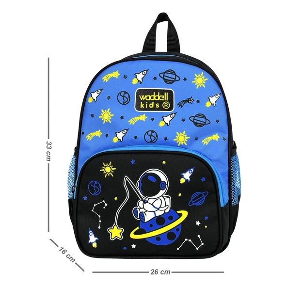 Waddell Astronot Desenli Anaokulu Kreş Sırt Çantası 24115