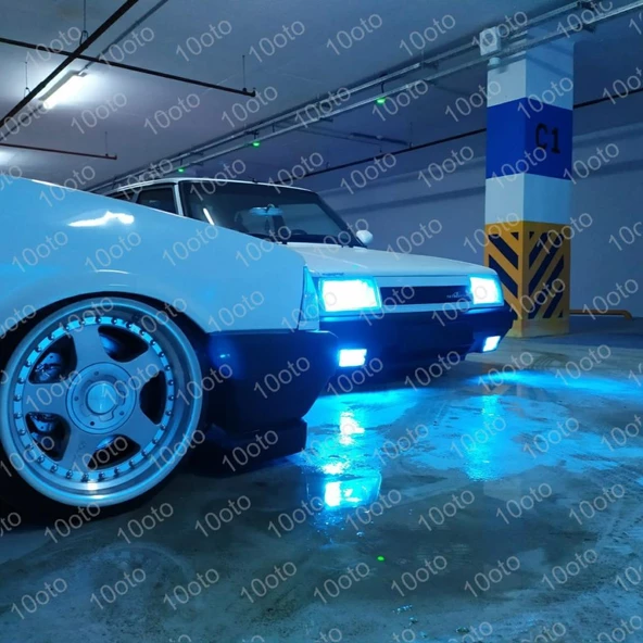 10oto Buz mavi Led Xenon 9000 LÜMEN şimşek etkili - 5