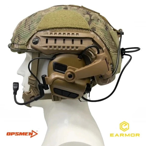 OPSMEN EARMOR M32X MOD3 KASK TIPI MIKROFONLU ATIS KULAKLIGI - 7
