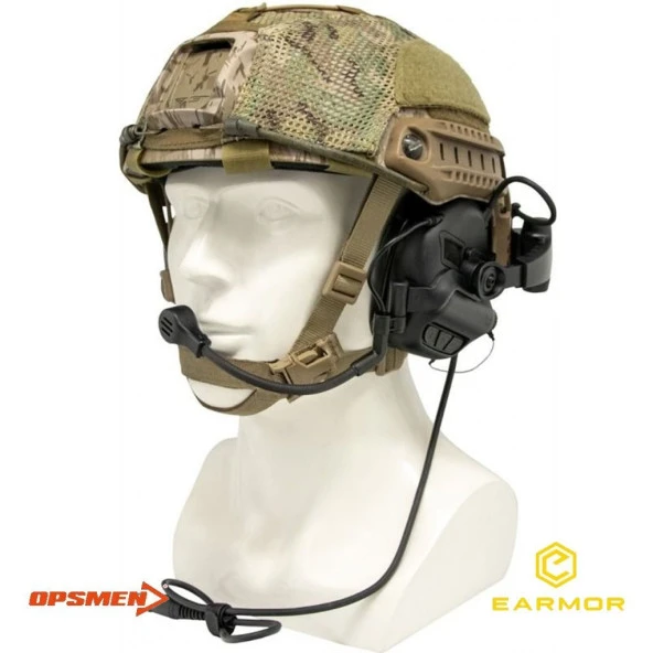 OPSMEN EARMOR M32X MOD3 KASK TIPI MIKROFONLU ATIS KULAKLIGI - 3