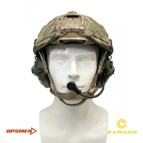OPSMEN EARMOR M32X MOD3 KASK TIPI MIKROFONLU ATIS KULAKLIGI - 4