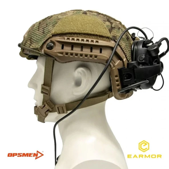 OPSMEN EARMOR M32X MOD3 KASK TIPI MIKROFONLU ATIS KULAKLIGI - 5