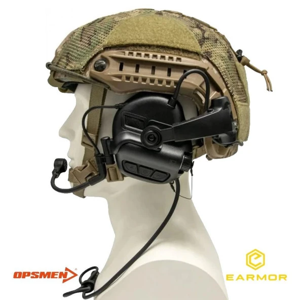 OPSMEN EARMOR M32X MOD3 KASK TIPI MIKROFONLU ATIS KULAKLIGI - 6