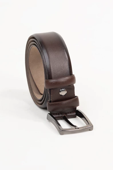 ANIL DERİ KUMAŞ PANTOLON KEMERİ - 4