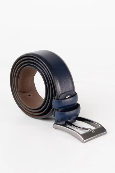 ANIL DERİ KUMAŞ PANTOLON KEMERİ - 8