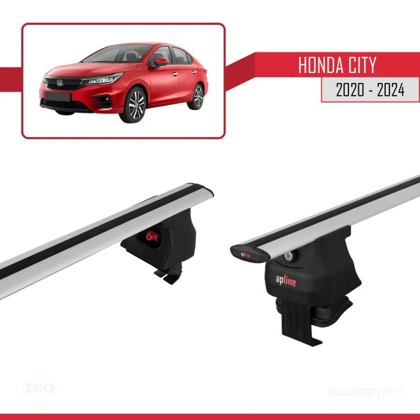 Honda City 2020 ve Sonrası ile uyumlu ACE-4 Ara Atkı Tavan Barı GRİ
