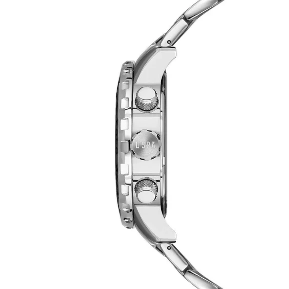 U.S. POLO ASSN. USPA1026-12 YEŞİL KADRAN ÇELİK ERKEK KOL SAATİ - Resim 2