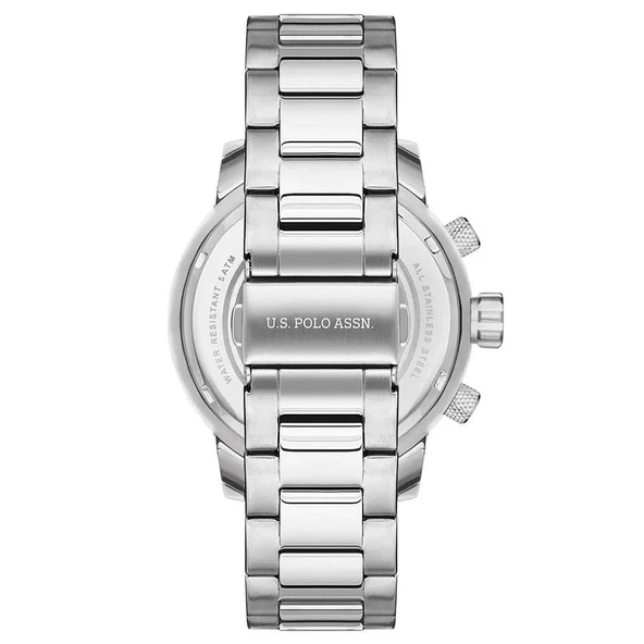 U.S. POLO ASSN. USPA1026-12 YEŞİL KADRAN ÇELİK ERKEK KOL SAATİ - Resim 3