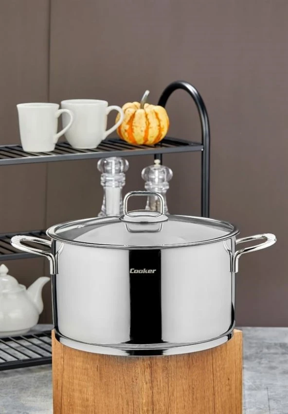 COOKER 16 CM BOMONTİ ÇELİK DERİN TENCERE CKR3191 - 1