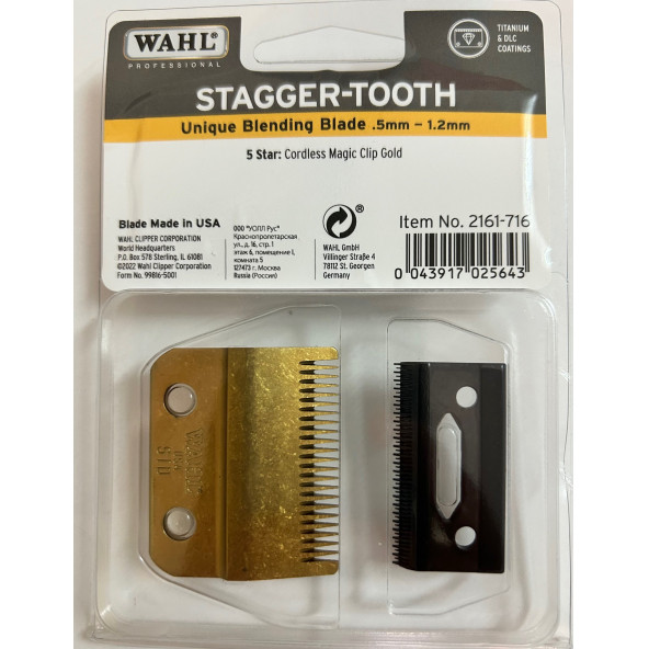 Wahl 8148-716 Gold Cordless Magic Clip Bıçak (Kesici Ağız) (Diş) - Resim 3