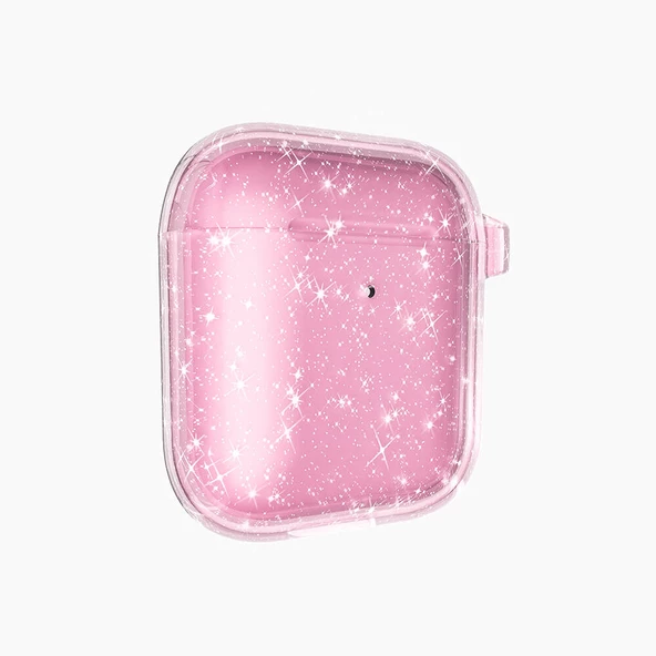 Vendas Apple Airpods Zore Allstar Airbag 32 Parlayan Simli Saydam Renkli Kılıf - 3