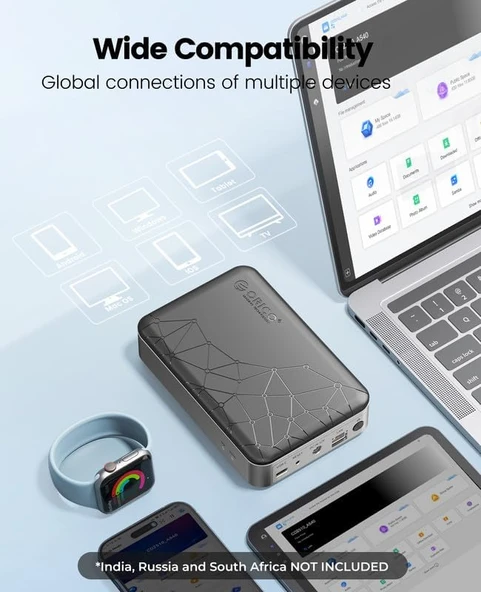 2,5 İnç SATA HDD/SSD Sabit Disk Muhafazası, Kişisel Depolama ve Özel Bulut, APP Bağlantısı, Akıllı Yedek Manyetik Kapak - 2