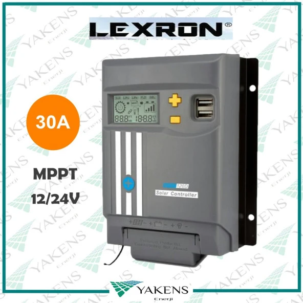 30 Amper Mppt 12/24V Solar Şarj Cihazı Lexron