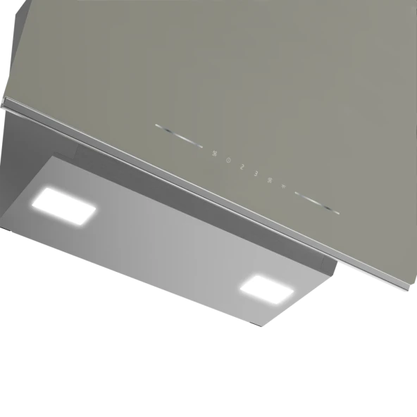 Beko BDE 6062 G Gri Duvar Tipi Davlumbaz - Resim 4