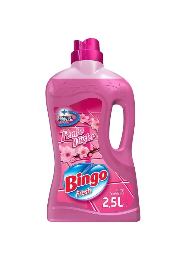 BİNGO FRESH YÜZEY TEMİZLEYİCİ PEMBE DÜŞLER 2,5 L