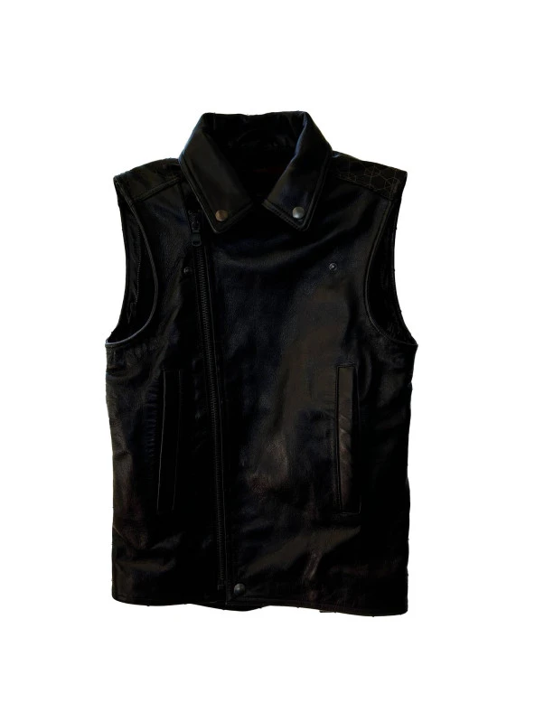 Fiocchi Sırt Desenli Kadın Deri Ceket - 5