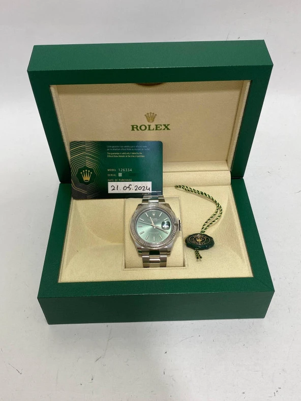 Rolex Datejust 41mm Oyster Kordon Erkek Kol Saati 126334 - 9