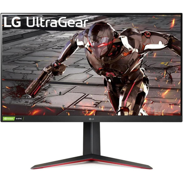 LG UltraGear 32GN55R-B 165 Hz, 1 ms MBR ve NVIDIA G-SYNC Uyumlu 31,5 inç Full HD Oyun Monitörü