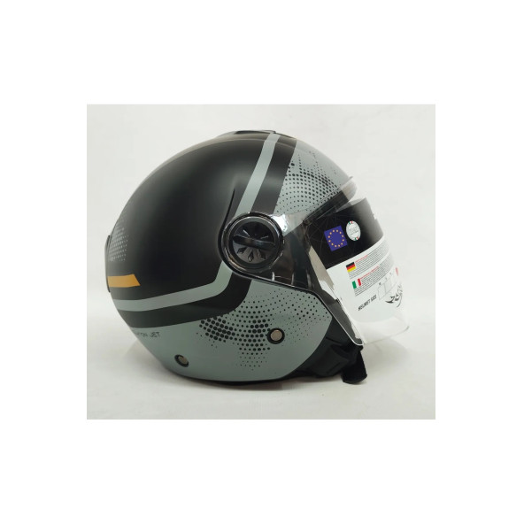 Sway 715 Gemını Siyah-Gri Kask - 2