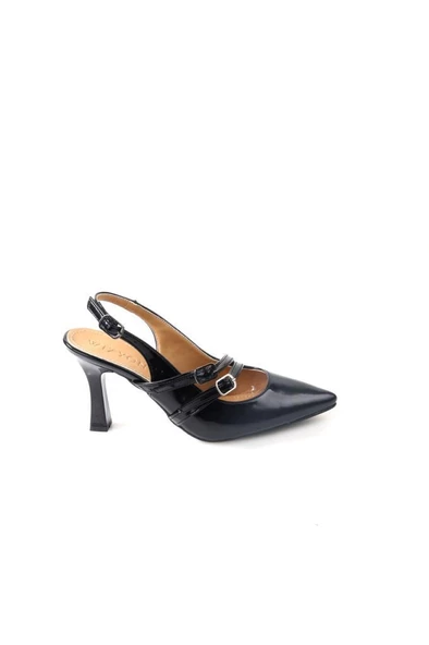 Papuçcity Wzy 02817 8,5 Cm Topuklu Kadın Arkası Açık Stiletto Ayakkabı - 2