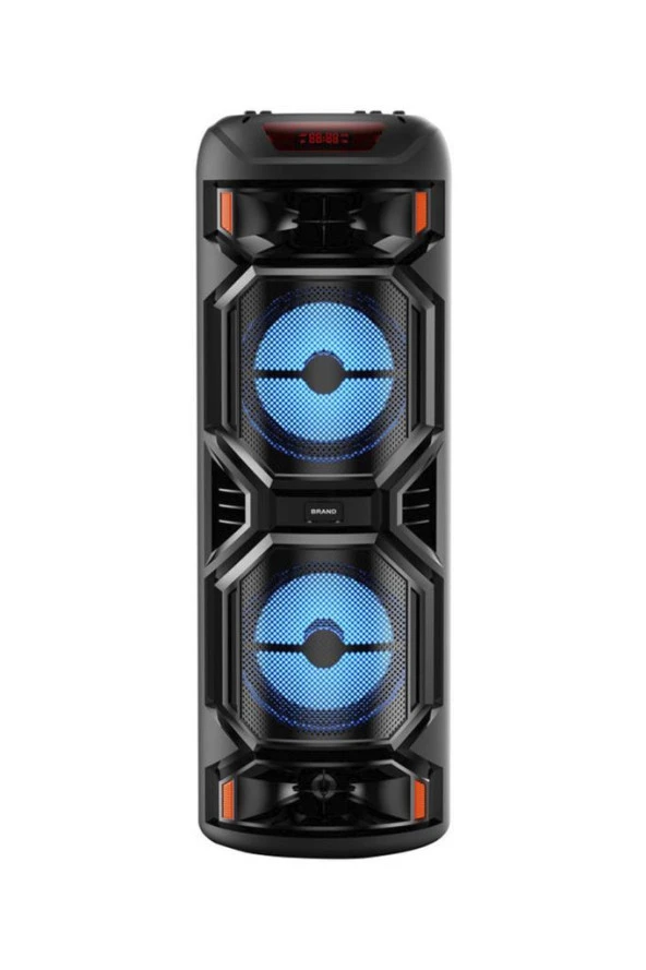 Torima D27 Siyah RGB Işıklı Mikrofonlu Kumandalı USB/TF/FM/MIC/BT Bluetooth Hoparlör - Resim 2