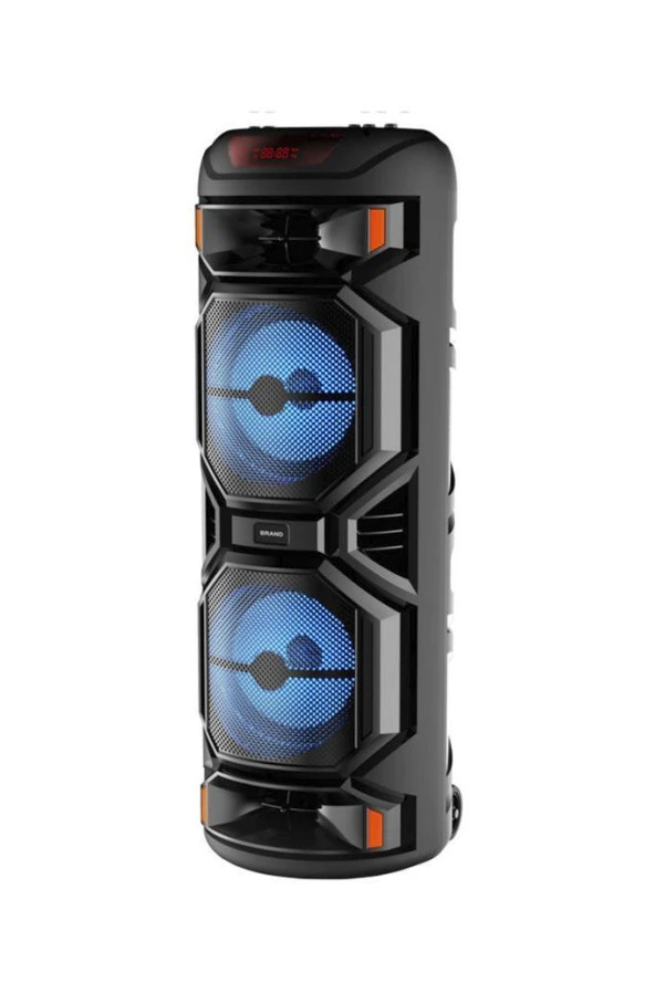 Torima D27 Siyah RGB Işıklı Mikrofonlu Kumandalı USB/TF/FM/MIC/BT Bluetooth Hoparlör - Resim 3