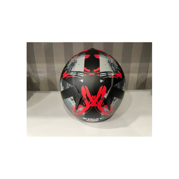 Sway Kask Sway 715 Poıson Black Grey Red - Kırmızı - Siyah - Gri - 3