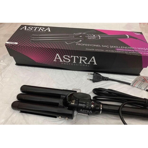 Astra F998B+ Plus Profesyonel 19 mm Su Dalgası Wag Maşa - 6