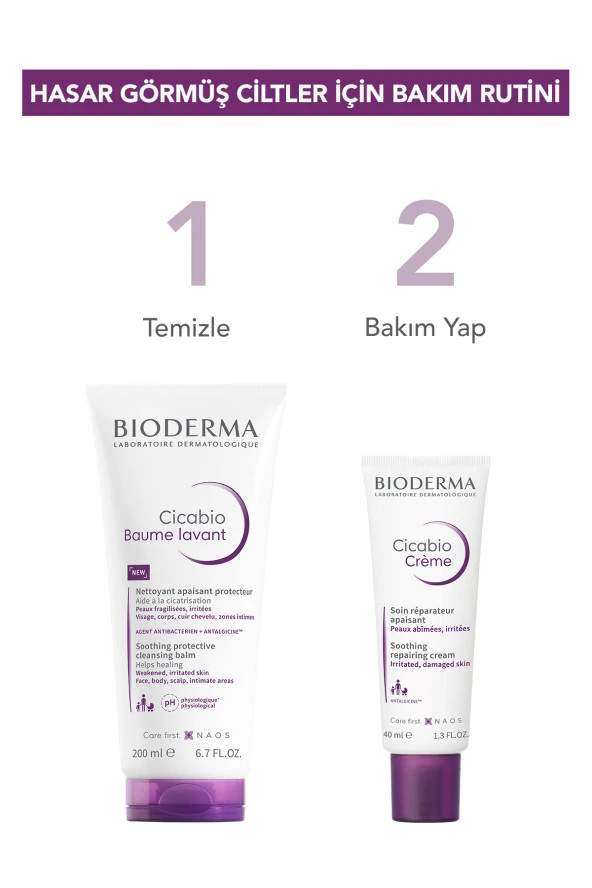 Bioderma Cicabio Cleansing Balm Hasar Görmüş Ciltler Için Onarıcı Balm Dokulu Temizleyici 200 ml - 6