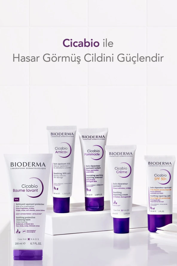 Bioderma Cicabio Cleansing Balm Hasar Görmüş Ciltler Için Onarıcı Balm Dokulu Temizleyici 200 ml - 7