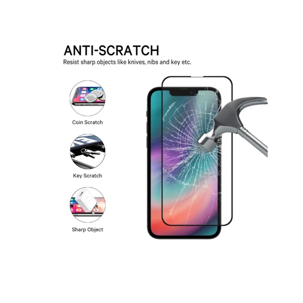 İphone 13 Tlp 10D Panther Ekran Koruyucu Cam  ŞEFFAF - 3