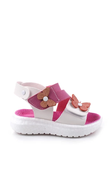 Şirin Bebe 3844 Kız Çocuk Ortopedik Sandalet - 6