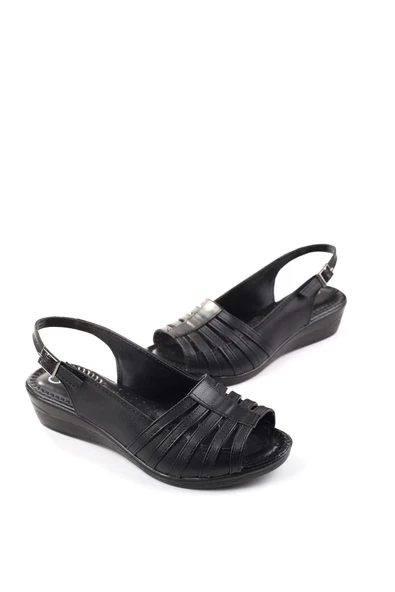 Papuç Sepeti 3785 Ortopedik Büyük Numara Kadın Günlük Sandalet ürün görseli