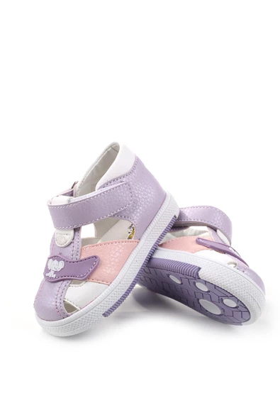 Şirin Bebe 3811 Ortopedik Kız Bebek İlk Adım Ayakkabı Sandalet - 8