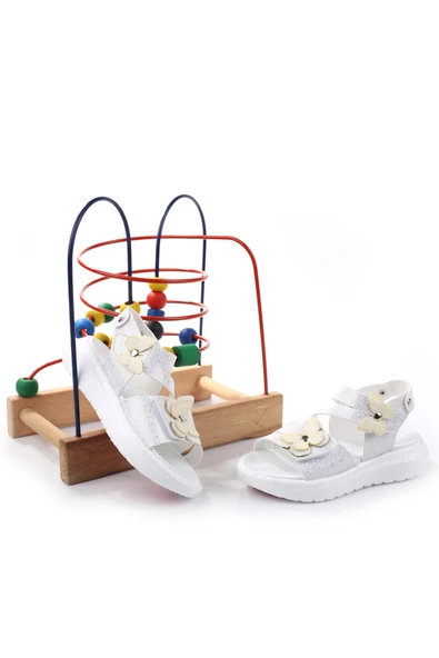 Şirin Bebe 3844 Kız Çocuk Ortopedik Sandalet - Resim 2