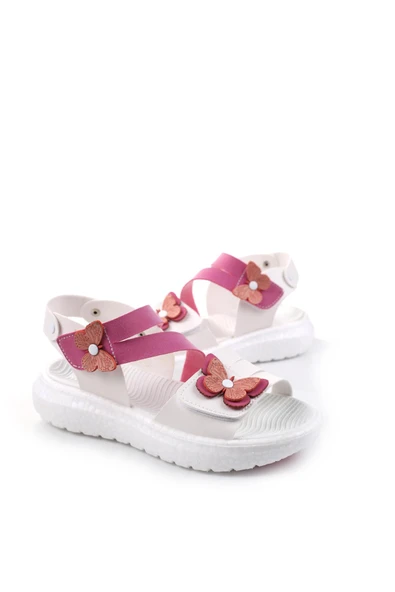 Şirin Bebe 3844 Kız Çocuk Ortopedik Sandalet - Resim 6