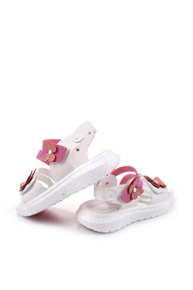 Şirin Bebe 3844 Kız Çocuk Ortopedik Sandalet - 10