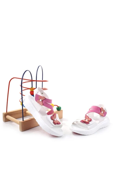 Şirin Bebe 3844 Kız Çocuk Ortopedik Sandalet - Resim 3
