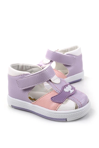 Şirin Bebe 3811 Ortopedik Taban Kız Çocuk Yazlık Ayakkabı Sandalet - Resim 4