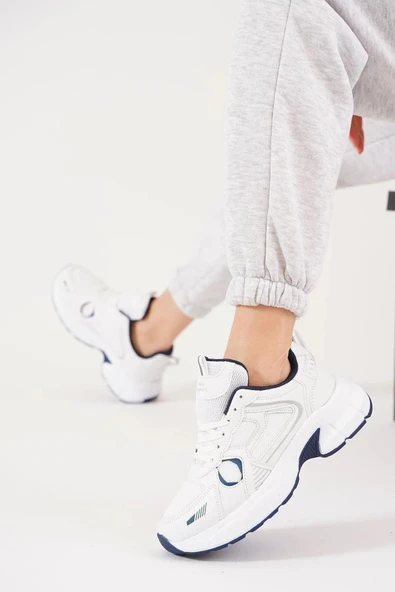 Papuç Sepeti Rahat Anatomik Yüksek Taban Kadın Spor Ayakkabı - Resim 4